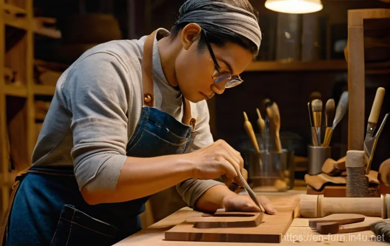 가구 공방 창업 가이드 - **A highly functional and aesthetically pleasing woodworking workshop.** The space is filled with wa...